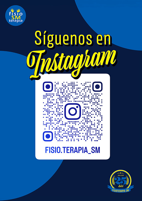 Síguenos en Instagram: fisio.terapia_sm